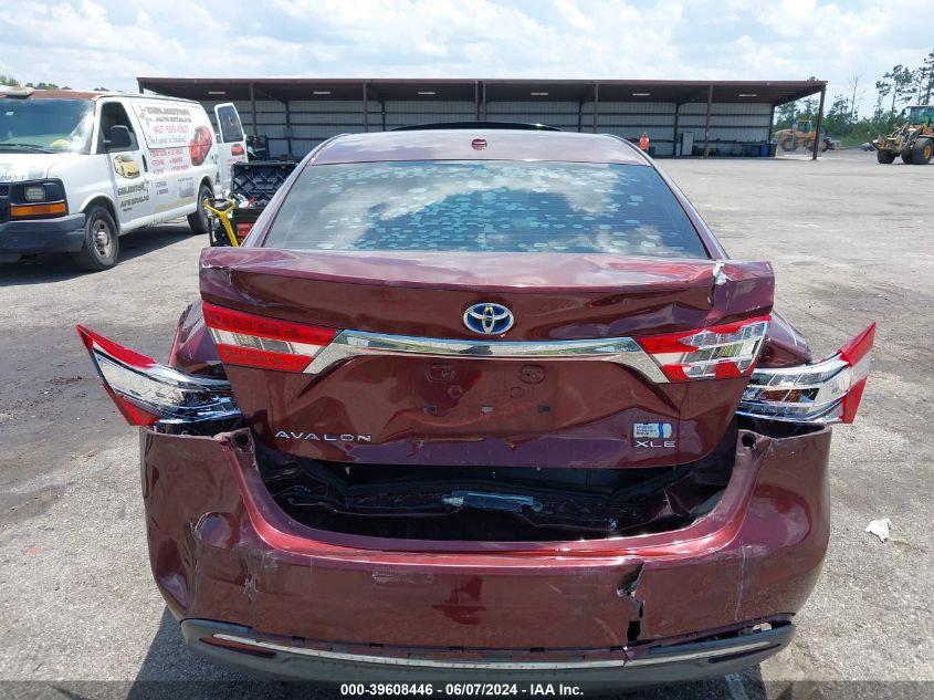 2013 Toyota Avalon Hybrid Xle Touring VIN: 4T1BD1EB6DU015710 Lot: 39608446