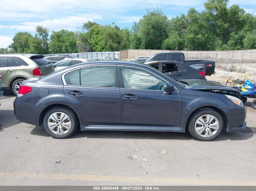 2013 Subaru Legacy 2.5I VIN: 4S3BMCA62D3026301 Lot: 39608448