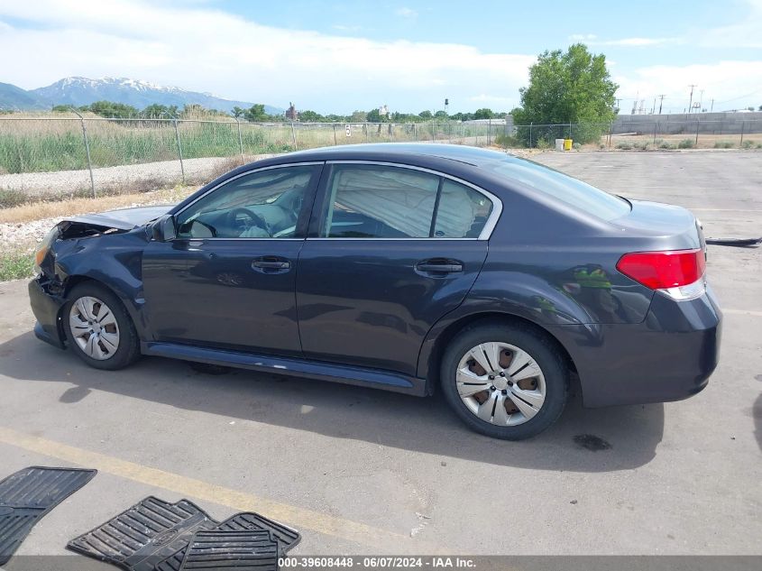 2013 Subaru Legacy 2.5I VIN: 4S3BMCA62D3026301 Lot: 39608448