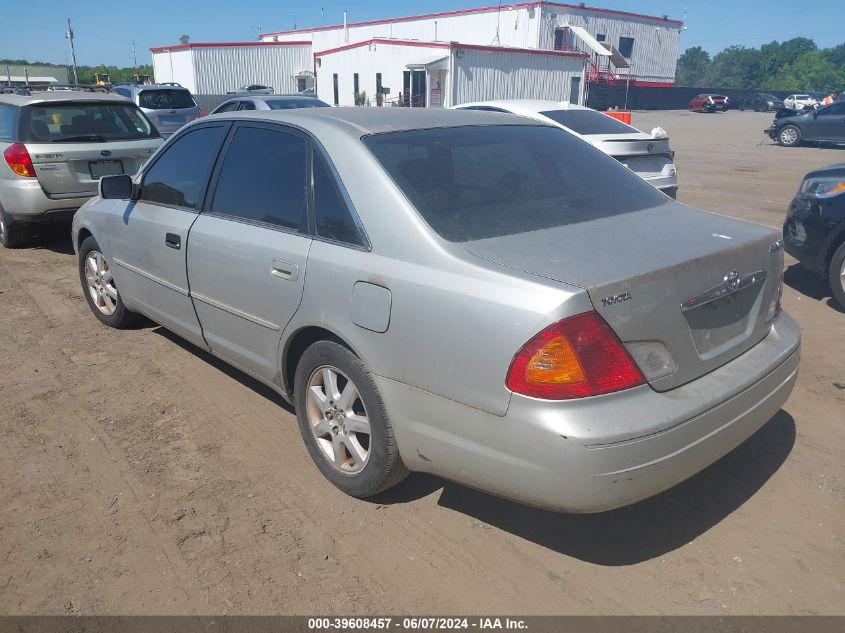 4T1BF28B01U140614 | 2001 TOYOTA AVALON