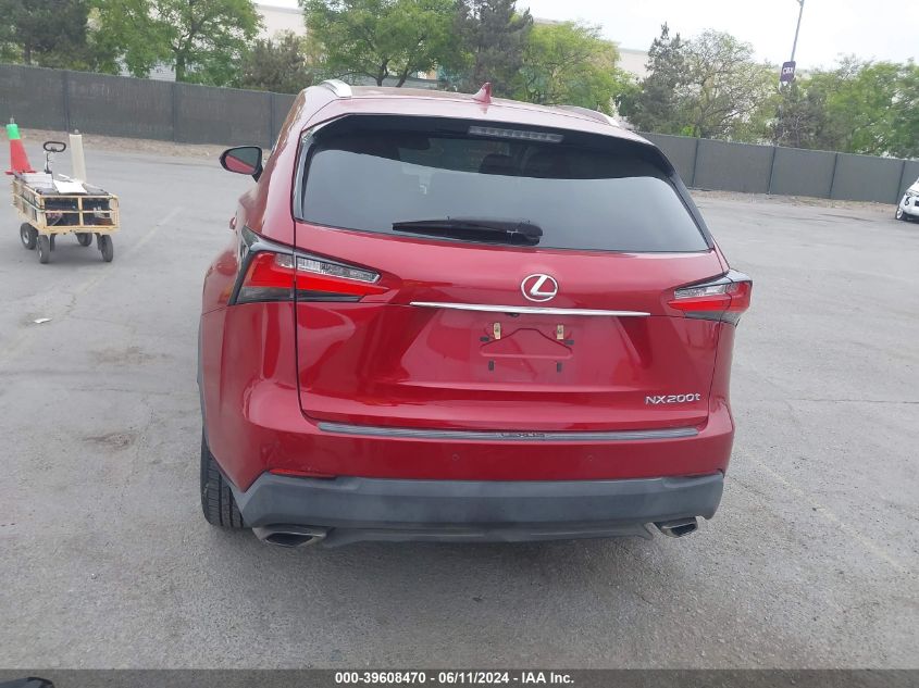 2016 Lexus Nx 200T VIN: JTJYARBZ6G2026064 Lot: 39608470
