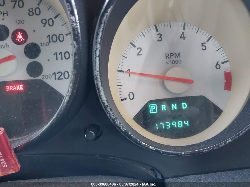 2008 Dodge Caliber Sxt VIN: 1B3HB48B58D687850 Lot: 39608486