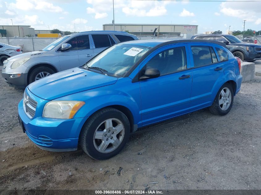 2008 Dodge Caliber Sxt VIN: 1B3HB48B58D687850 Lot: 39608486