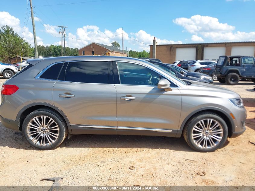 2016 Lincoln Mkx Reserve VIN: 2LMPJ6LR5GBL71432 Lot: 39608487
