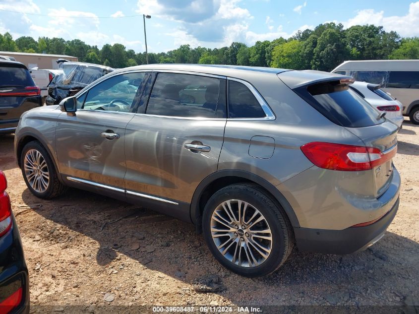 2016 Lincoln Mkx Reserve VIN: 2LMPJ6LR5GBL71432 Lot: 39608487