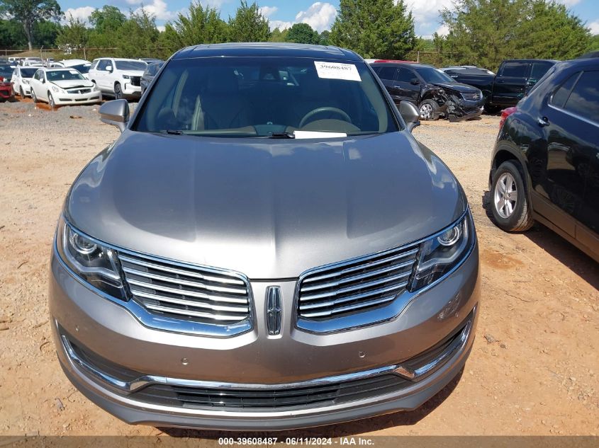 2016 Lincoln Mkx Reserve VIN: 2LMPJ6LR5GBL71432 Lot: 39608487