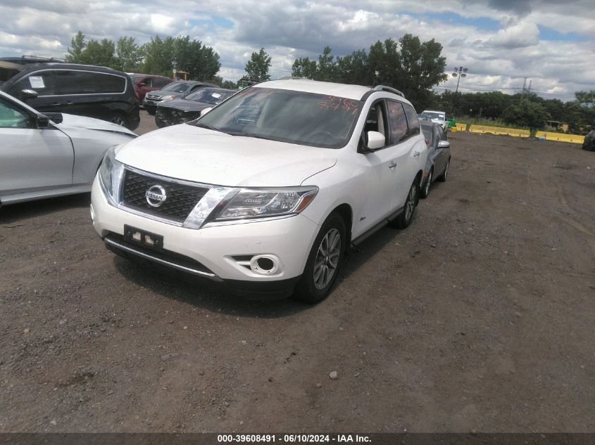 2014 Nissan Pathfinder Hybrid Sv VIN: 5N1CR2MMXEC658731 Lot: 39608491