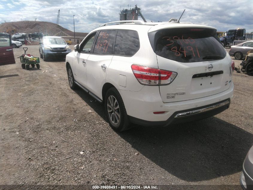 2014 Nissan Pathfinder Hybrid Sv VIN: 5N1CR2MMXEC658731 Lot: 39608491