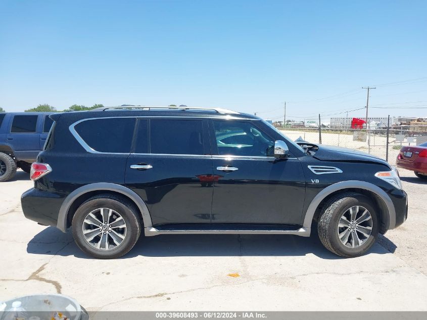 2017 Nissan Armada Sl VIN: JN8AY2NC0H9510288 Lot: 39608493