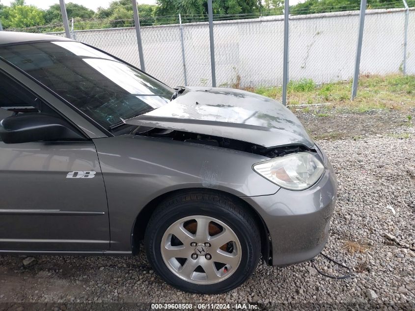 2004 Honda Civic Lx VIN: 2HGES16574H509062 Lot: 39608508