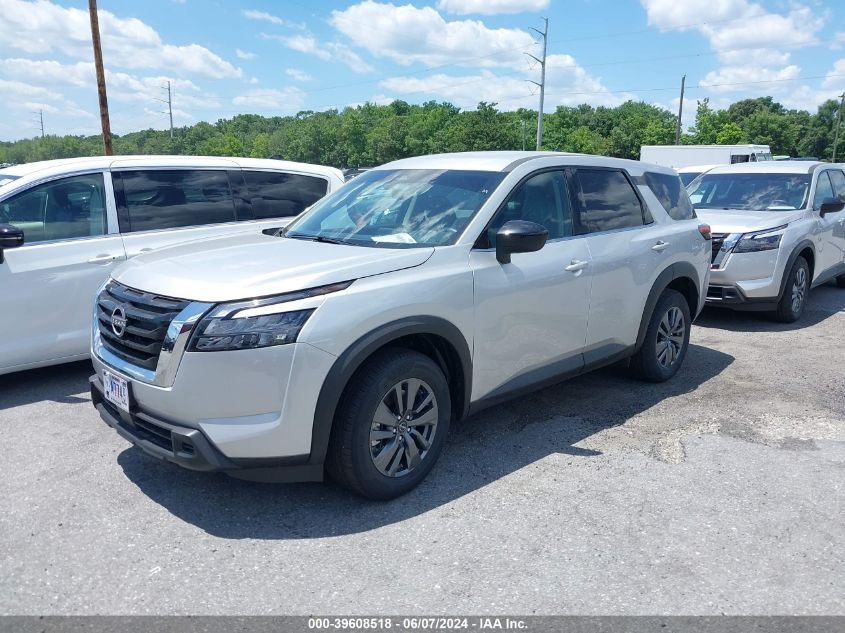 2024 Nissan Pathfinder S VIN: 5N1DR3AC5RC252626 Lot: 39608518