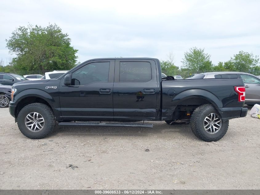 2018 Ford F-150 Xl VIN: 1FTEW1EP3JFC93651 Lot: 39608533