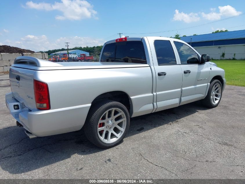 2005 Dodge Ram 1500 Srt-10 VIN: 3D7HA18H75G834338 Lot: 39608538