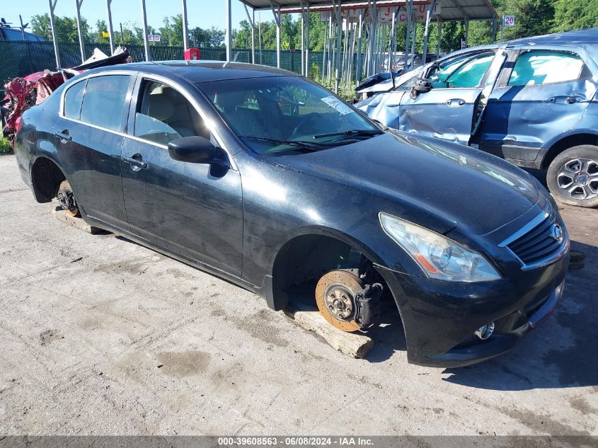 2011 Infiniti G37X VIN: JN1CV6AR2BM351215 Lot: 39608563