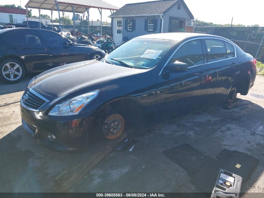 2011 Infiniti G37X VIN: JN1CV6AR2BM351215 Lot: 39608563