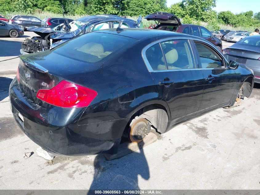 2011 Infiniti G37X VIN: JN1CV6AR2BM351215 Lot: 39608563