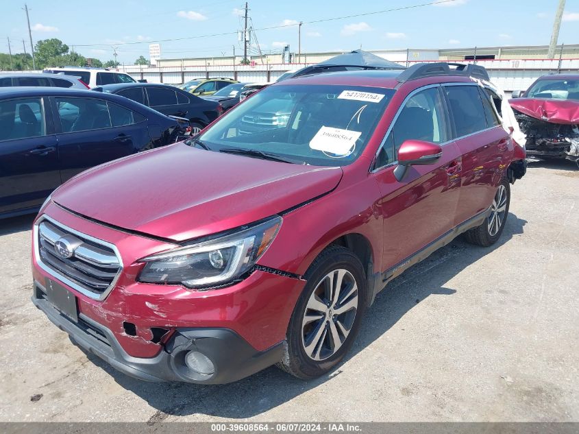 2018 Subaru Outback 2.5I Limited VIN: 4S4BSANC2J3312697 Lot: 39608564