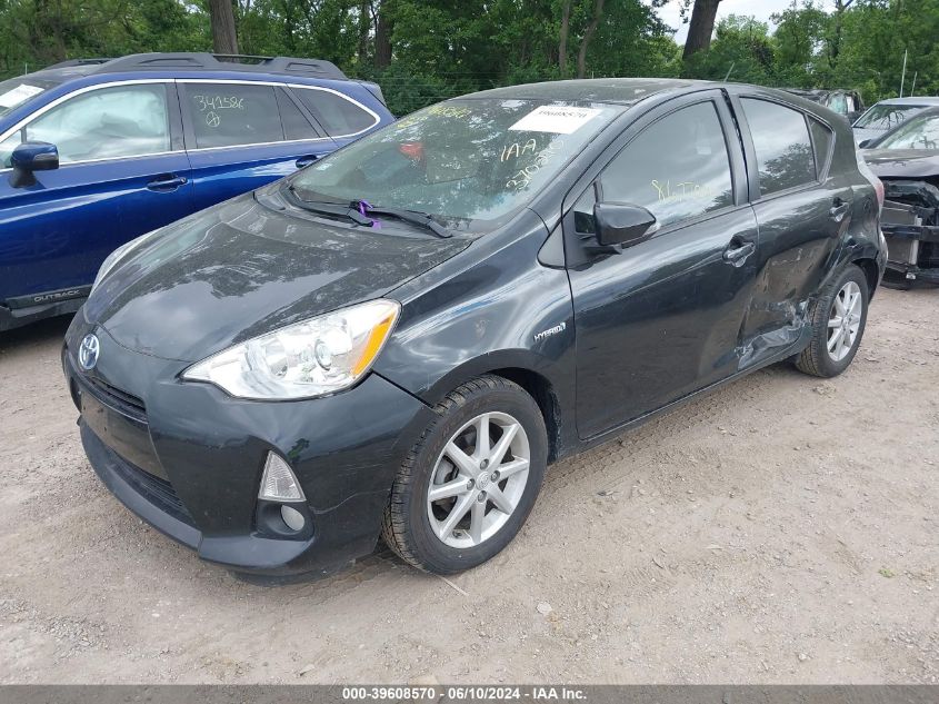 2014 Toyota Prius C Four VIN: JTDKDTB31E1063504 Lot: 39608570