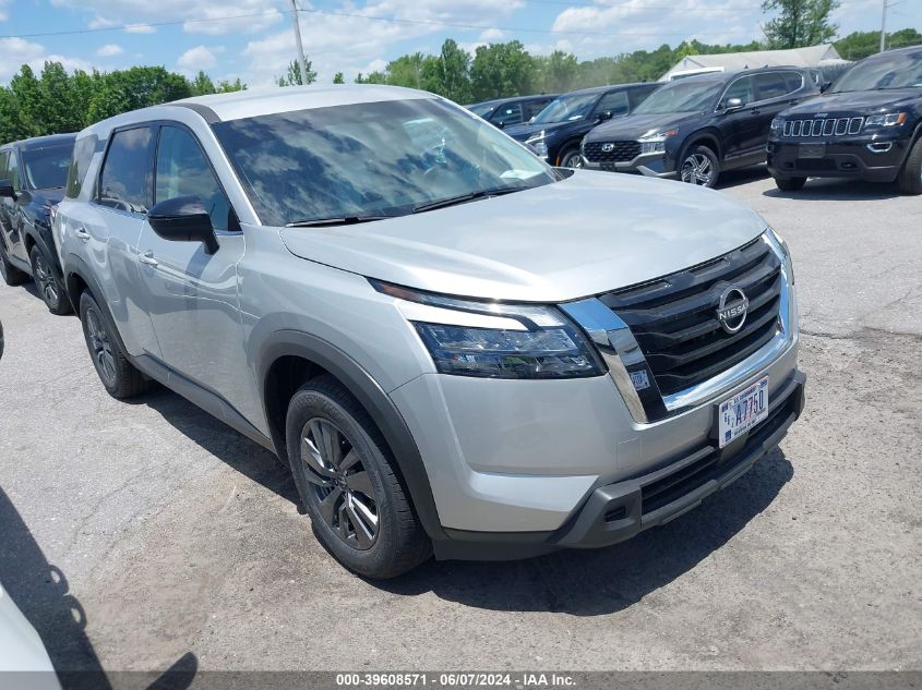 2024 Nissan Pathfinder S VIN: 5N1DR3AC2RC252793 Lot: 39608571