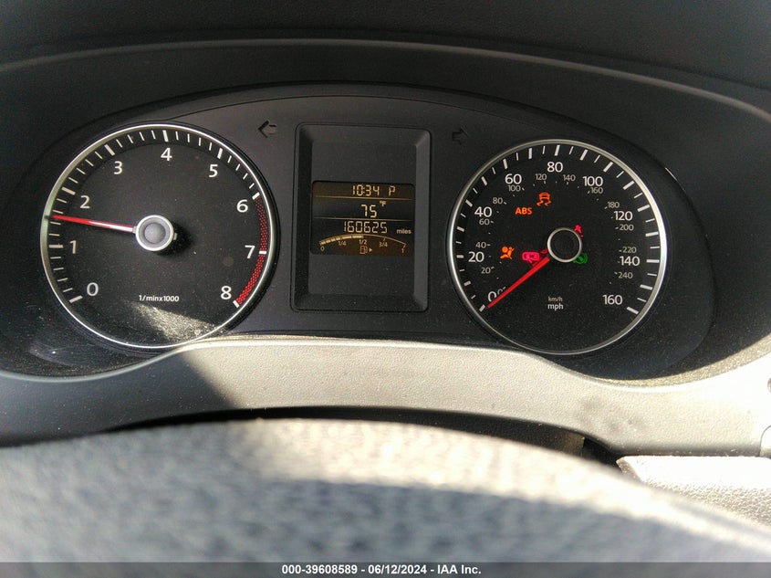 2012 Volkswagen Jetta 2.5L Se VIN: 3VWDP7AJ0CM064356 Lot: 39608589