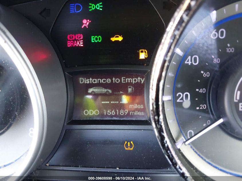 2013 Hyundai Sonata Gls VIN: 5NPEB4AC3DH519178 Lot: 39608598