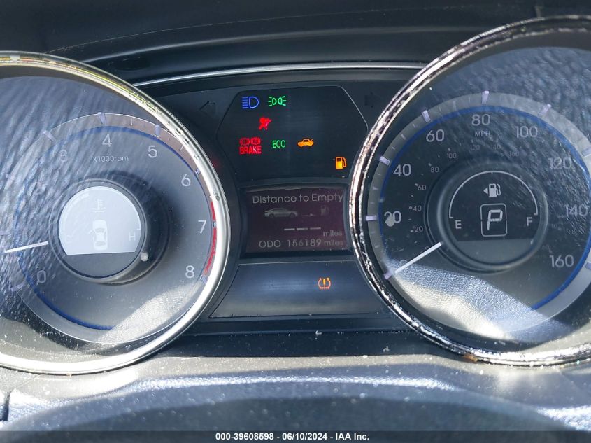 2013 Hyundai Sonata Gls VIN: 5NPEB4AC3DH519178 Lot: 39608598