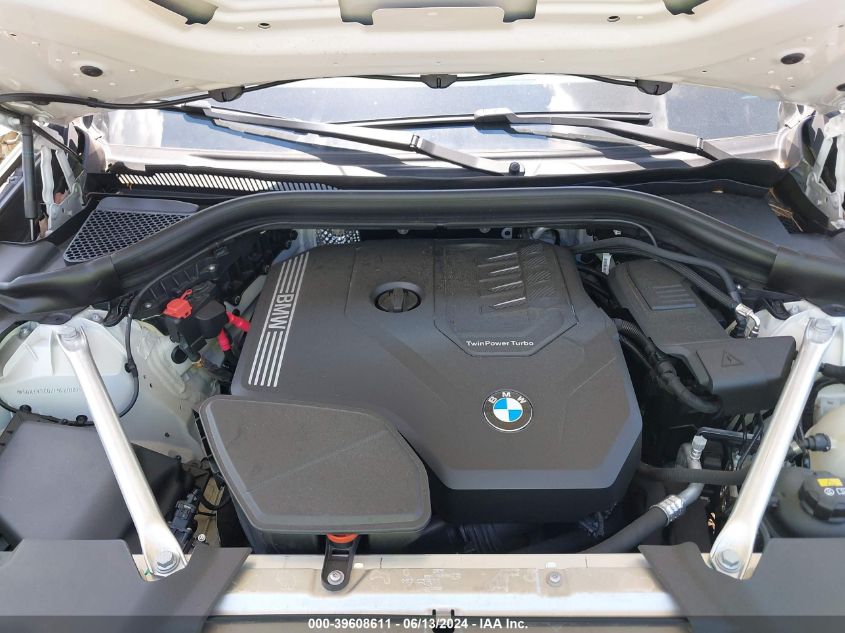 2020 BMW X3 xDrive30I VIN: 5UXTY5C02L9C80181 Lot: 39608611