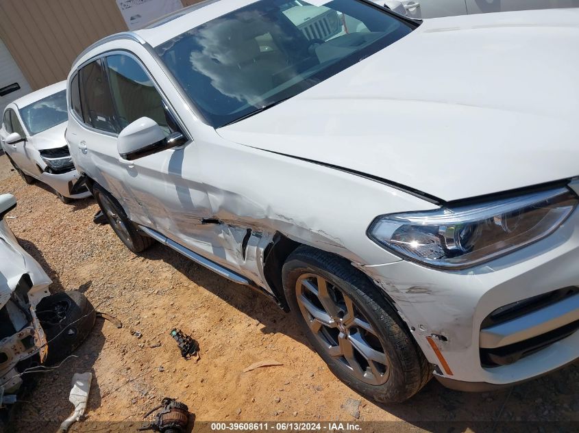 2020 BMW X3 xDrive30I VIN: 5UXTY5C02L9C80181 Lot: 39608611