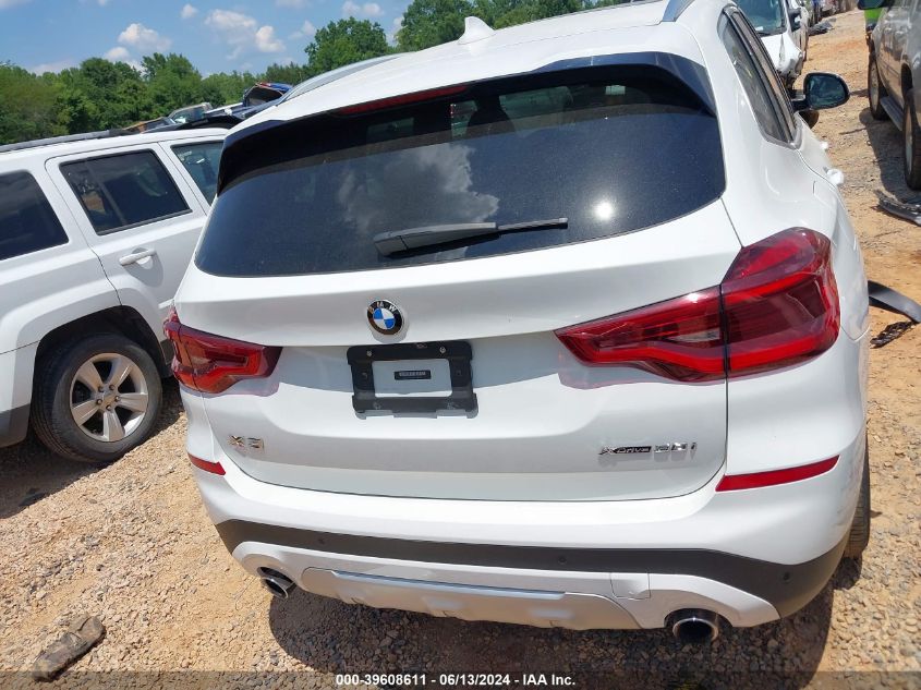2020 BMW X3 xDrive30I VIN: 5UXTY5C02L9C80181 Lot: 39608611