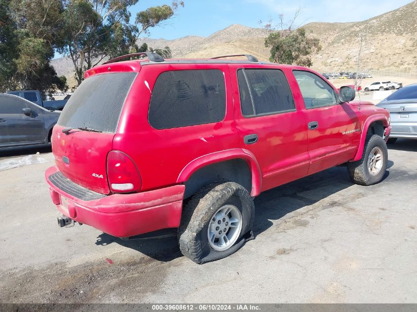 1999 Dodge Durango VIN: 1B4HS28ZXXF508251 Lot: 39608612