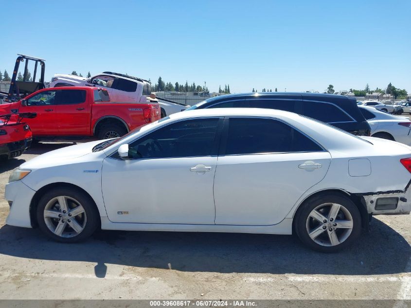 2014 Toyota Camry Hybrid Se Limited Edition VIN: 4T1BD1FK3EU125713 Lot: 39608617