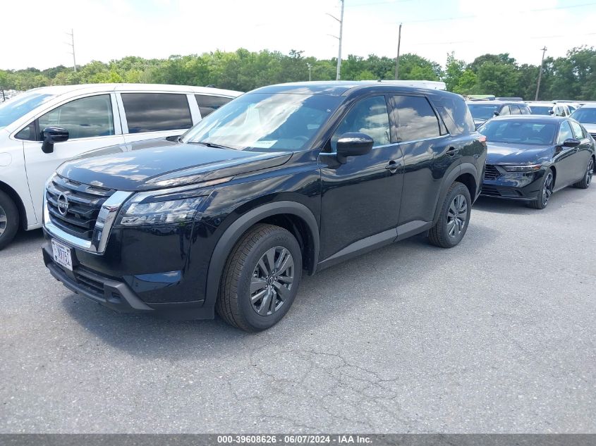 2024 Nissan Pathfinder S VIN: 5N1DR3AC4RC253458 Lot: 39608626