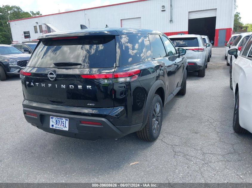 2024 Nissan Pathfinder S VIN: 5N1DR3AC4RC253458 Lot: 39608626