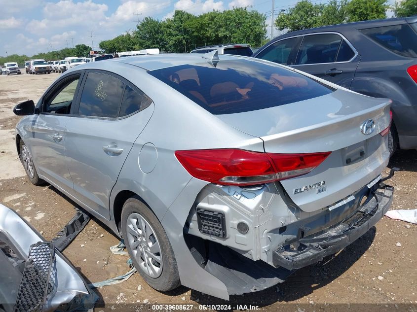 2017 HYUNDAI ELANTRA SE - 5NPD74LFXHH136185