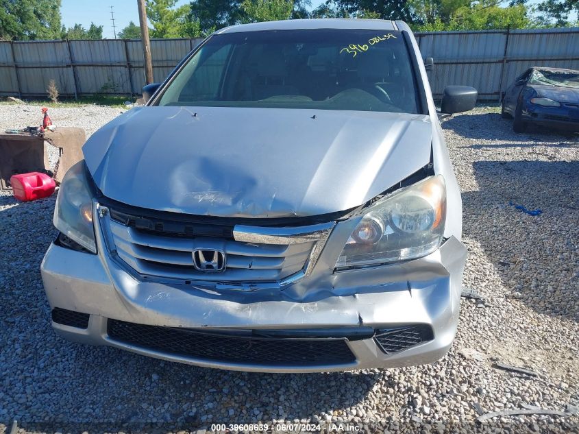 2010 Honda Odyssey Lx VIN: 5FNRL3H28AB025060 Lot: 39608639