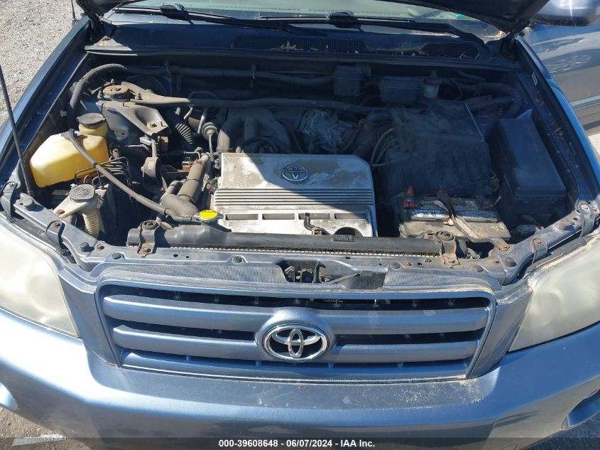 2007 Toyota Highlander V6 VIN: JTEHP21A370211572 Lot: 39608648