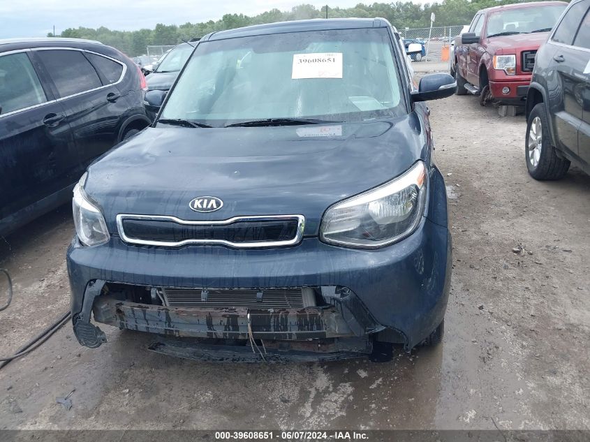 2014 Kia Soul + VIN: KNDJP3A58E7095658 Lot: 39608651