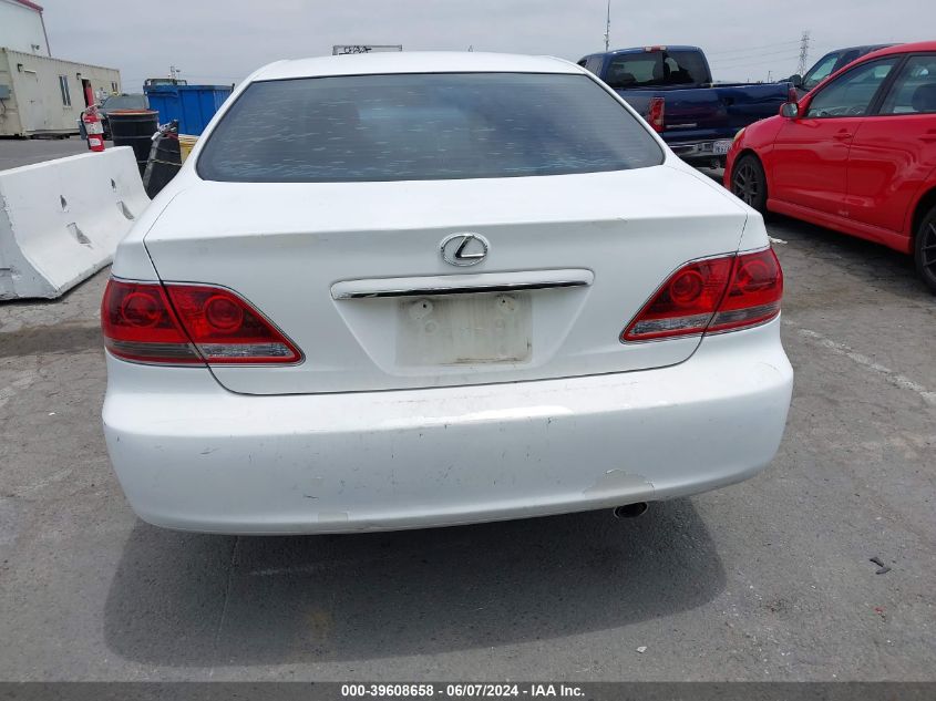 2005 Lexus Es 330 VIN: JTHBA30G855115474 Lot: 39608658