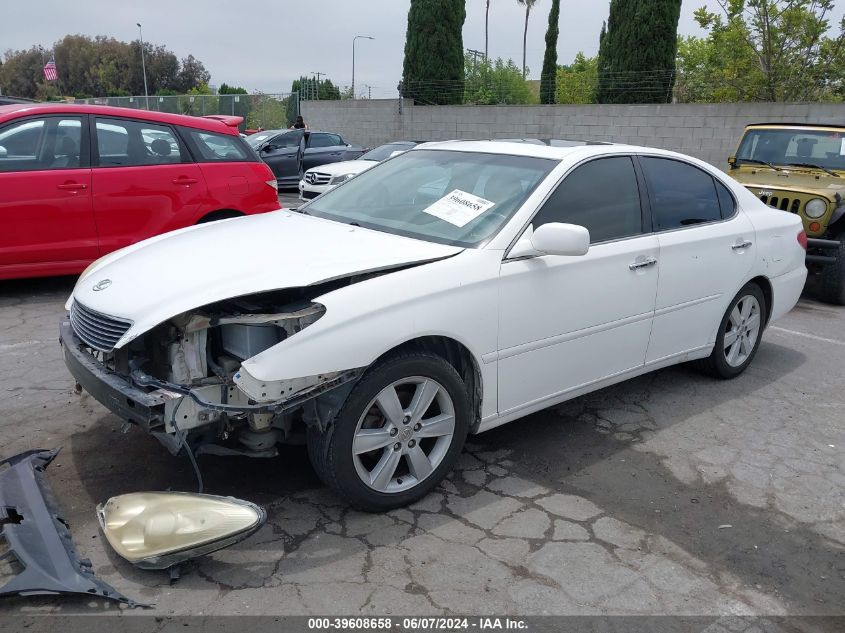 2005 Lexus Es 330 VIN: JTHBA30G855115474 Lot: 39608658