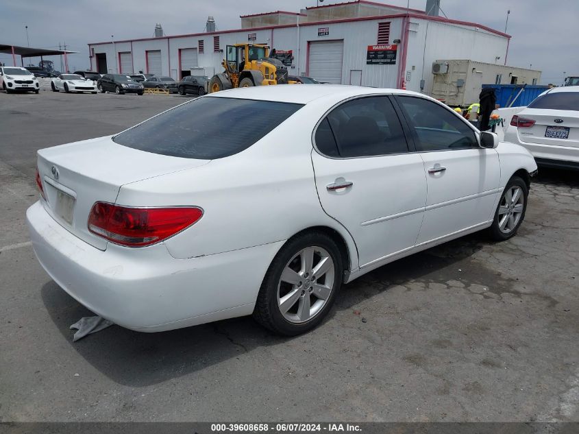 2005 Lexus Es 330 VIN: JTHBA30G855115474 Lot: 39608658