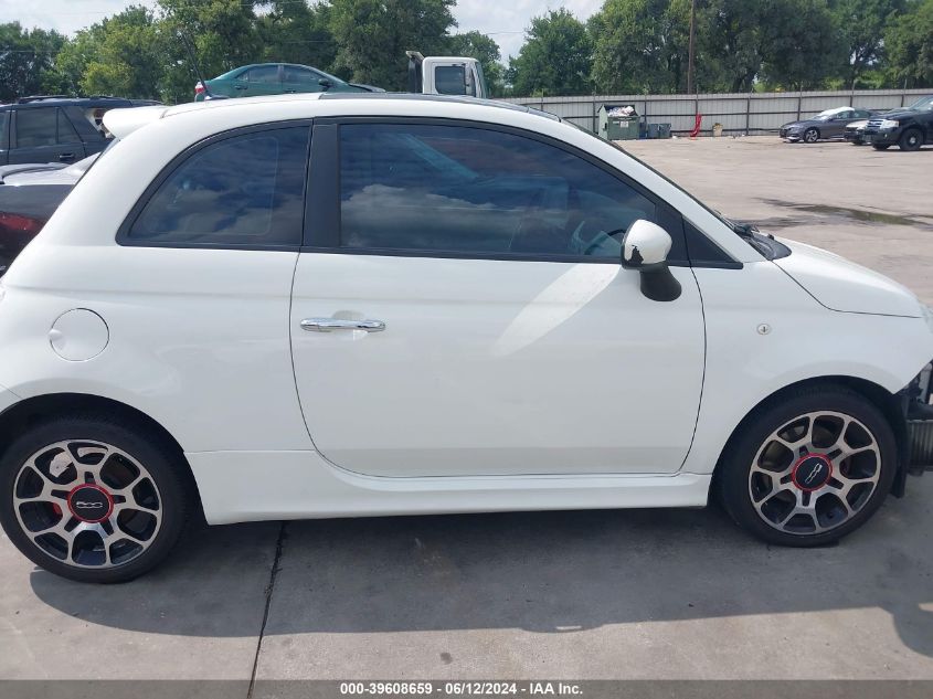 2015 Fiat 500 Turbo VIN: 3C3CFFHH7FT594403 Lot: 39608659