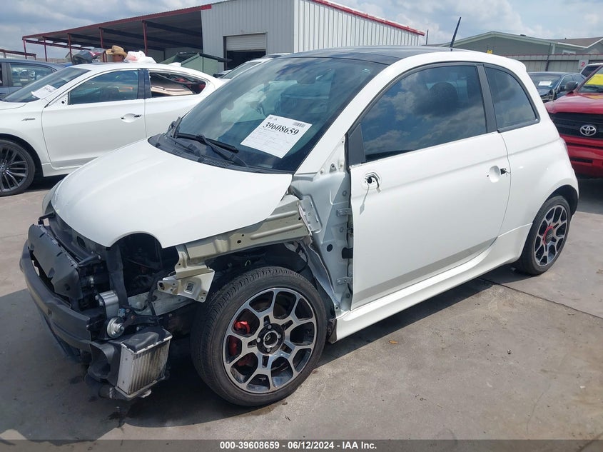 2015 Fiat 500 Turbo VIN: 3C3CFFHH7FT594403 Lot: 39608659