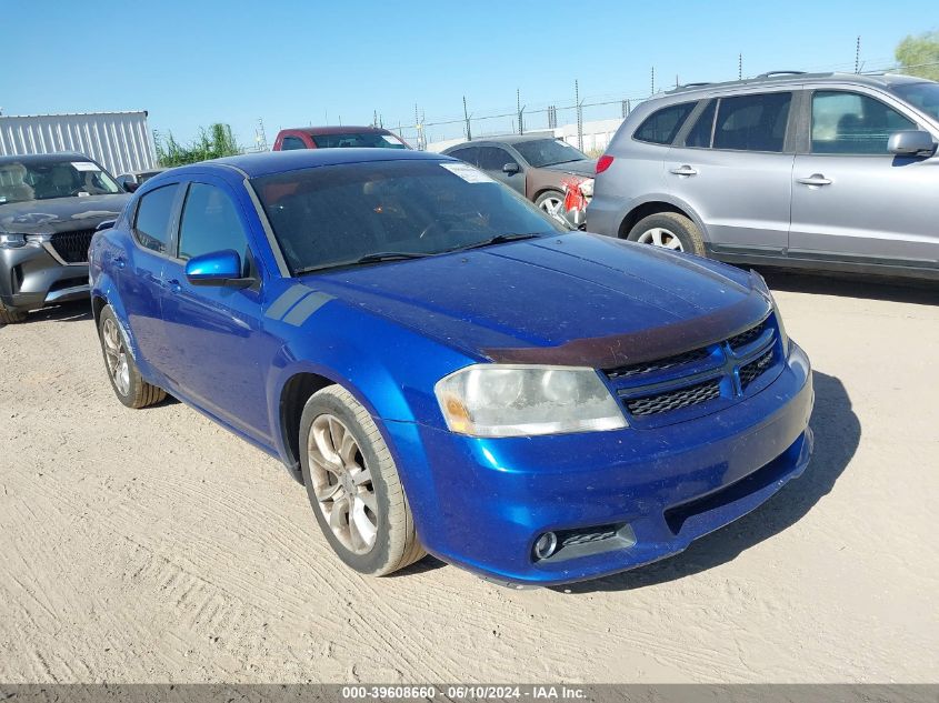 2012 Dodge Avenger R/T VIN: 1C3CDZBG8CN280813 Lot: 39608660