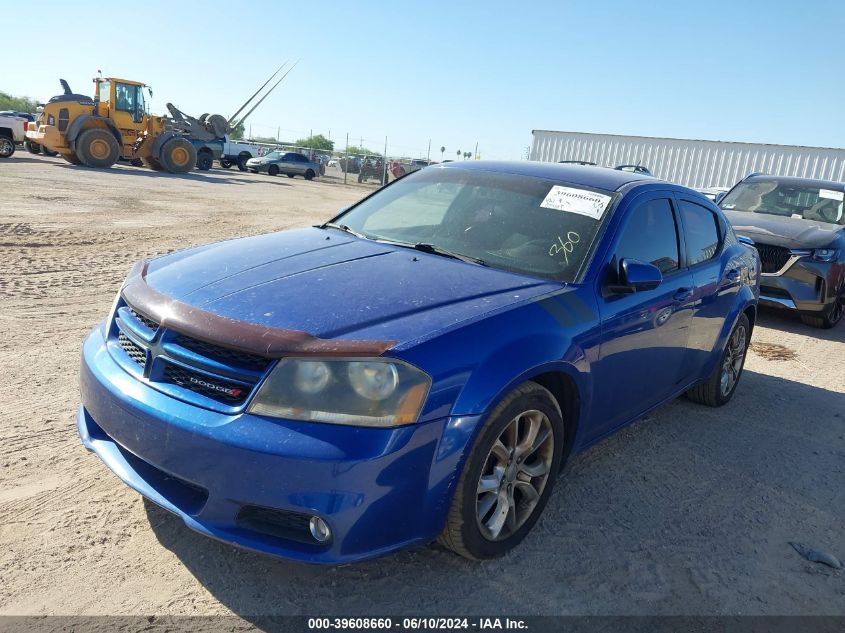 2012 Dodge Avenger R/T VIN: 1C3CDZBG8CN280813 Lot: 39608660