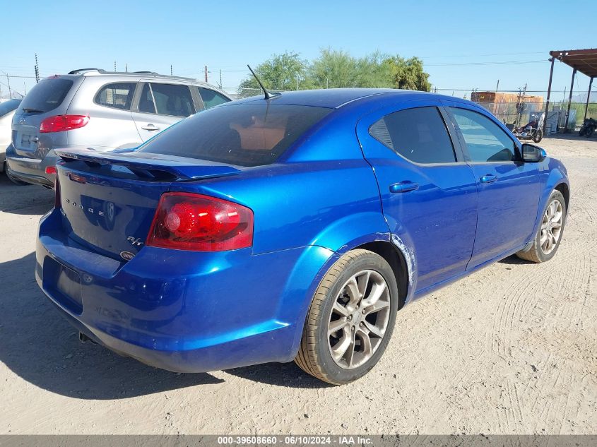 2012 Dodge Avenger R/T VIN: 1C3CDZBG8CN280813 Lot: 39608660