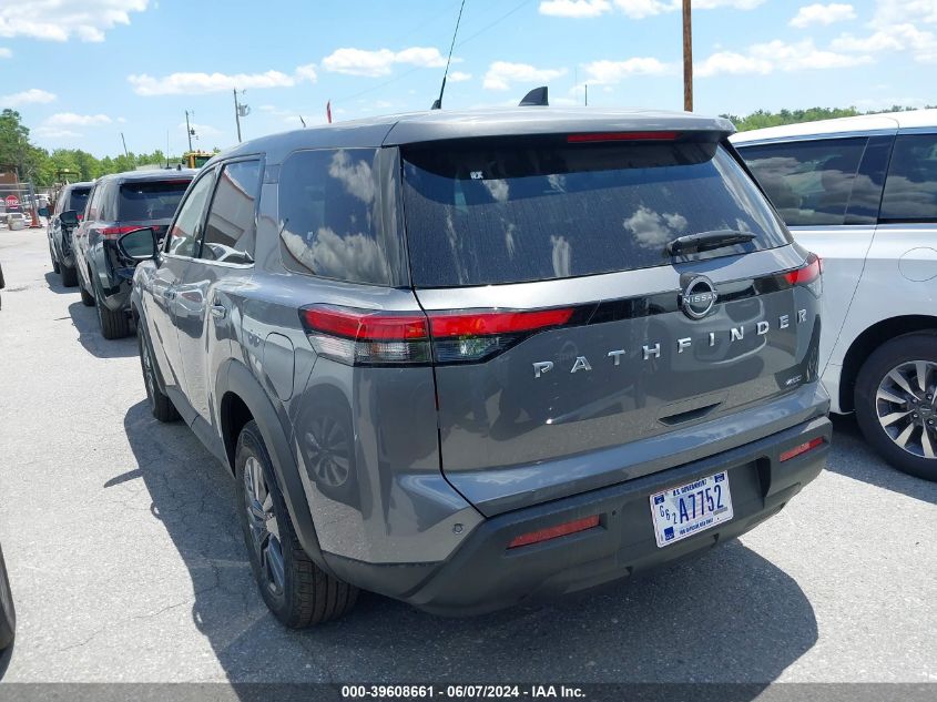 2024 Nissan Pathfinder S 4Wd VIN: 5N1DR3AC5RC249905 Lot: 39608661