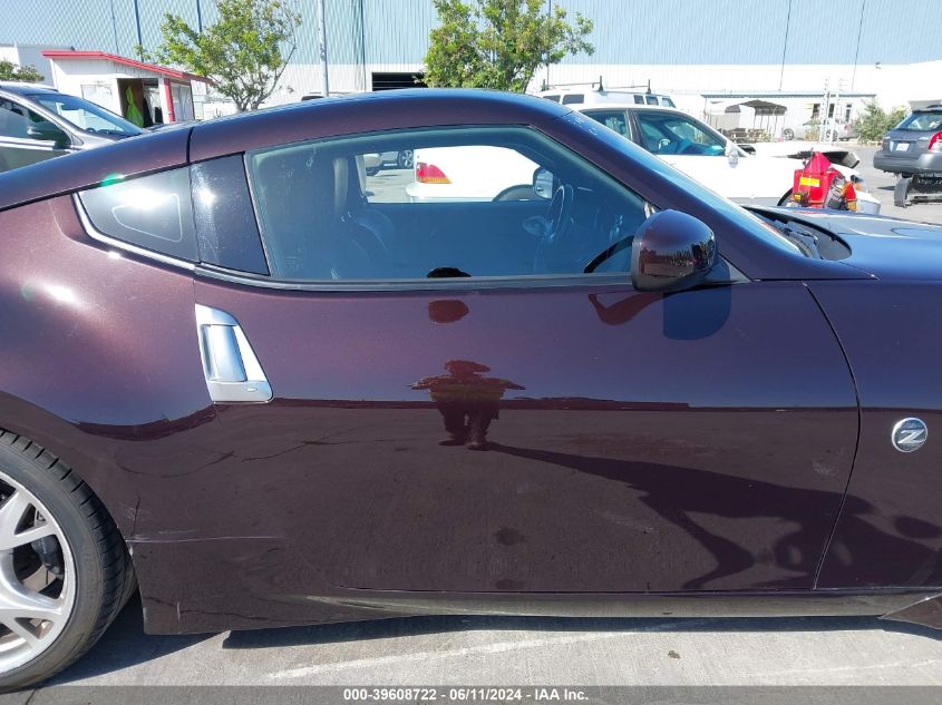 2012 Nissan 370Z Touring VIN: JN1AZ4EH9CM561653 Lot: 39608722