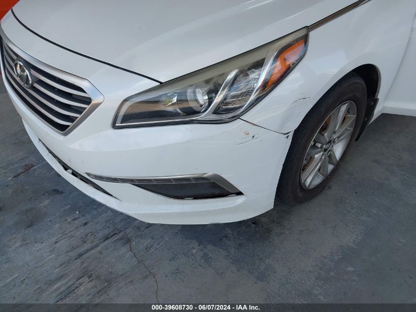 2015 HYUNDAI SONATA SE - 5NPE24AF9FH077682