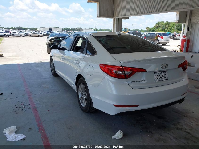 2015 HYUNDAI SONATA SE - 5NPE24AF9FH077682