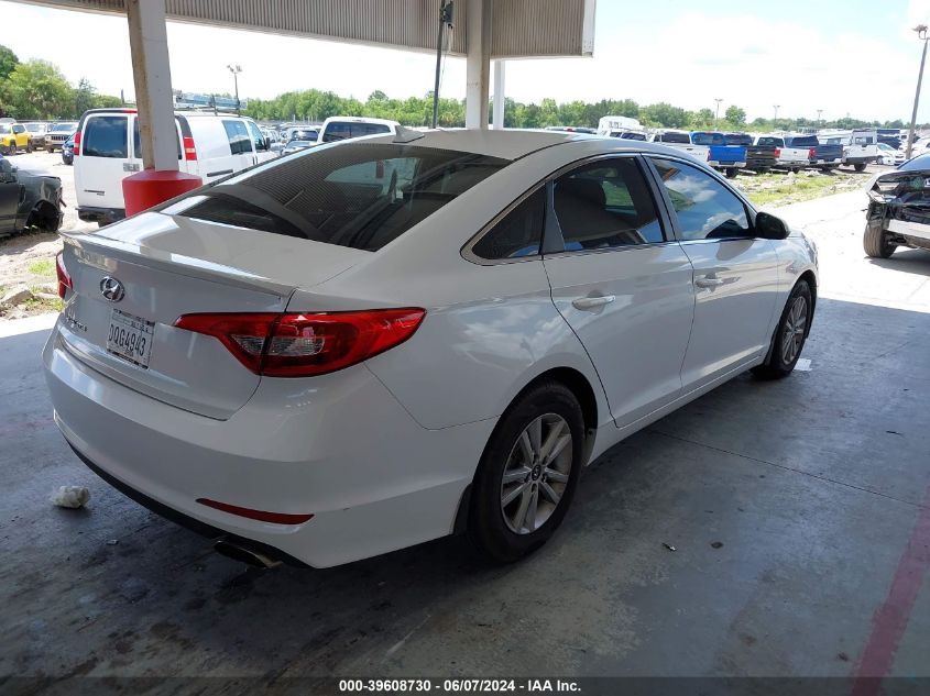 2015 HYUNDAI SONATA SE - 5NPE24AF9FH077682